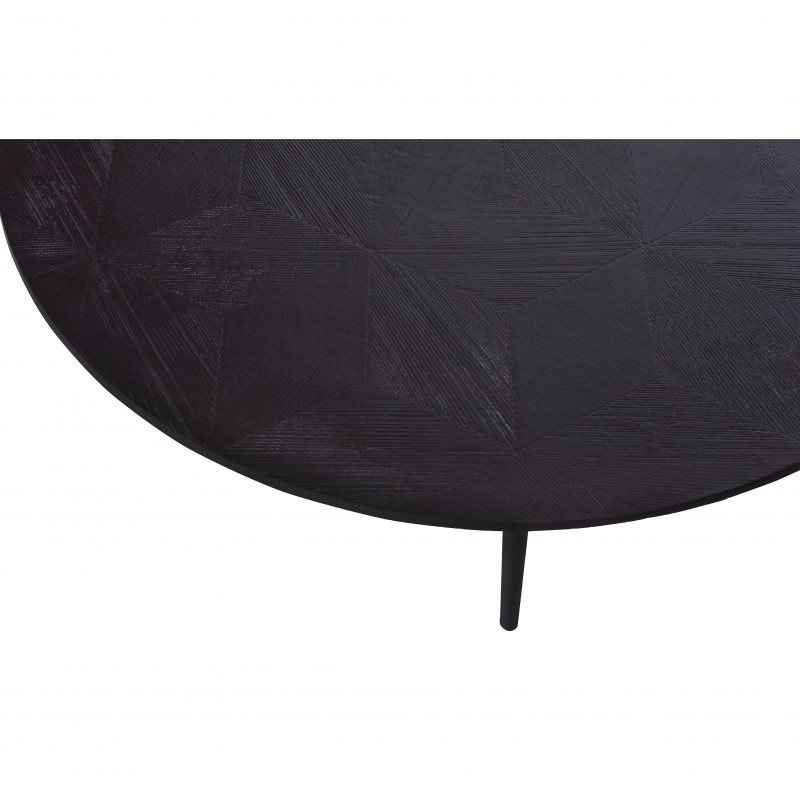 KARO BLACK BROWN METAL CAFETABLE 100 - CAFE, SIDE TABLES